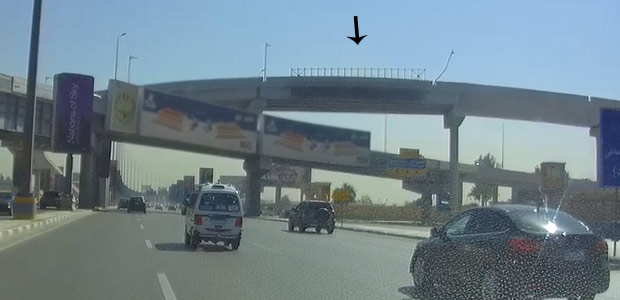 Mirror billboard, Thawra & Suez