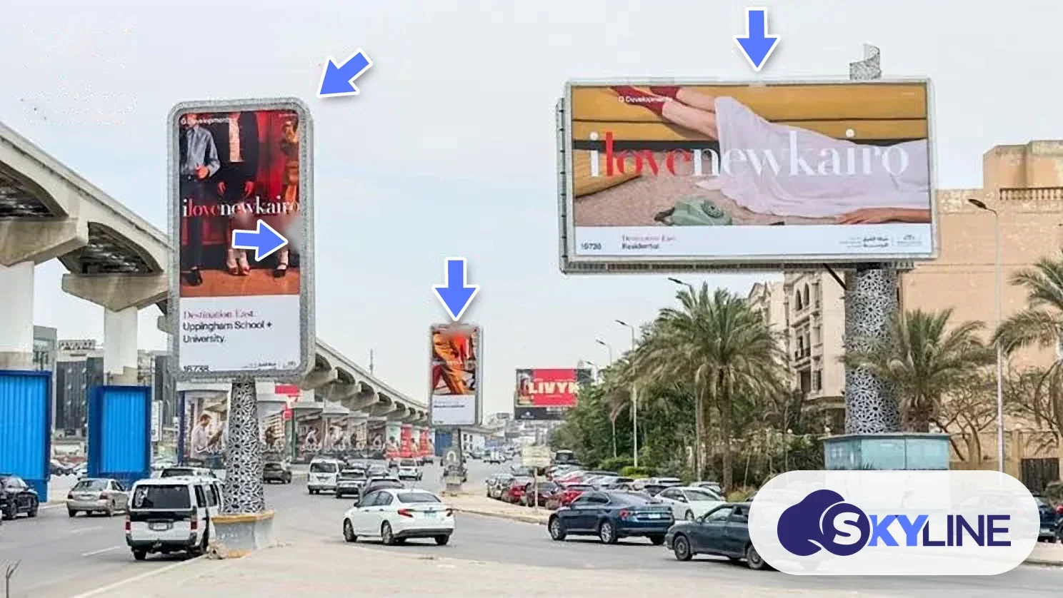 Unipole in 90th Street South, Cairo (2)