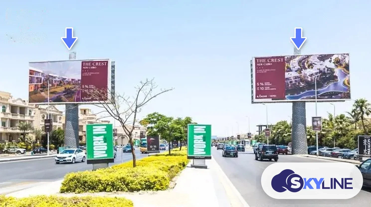 Unipole in Mohamed Naguib Axis, Cairo (2)