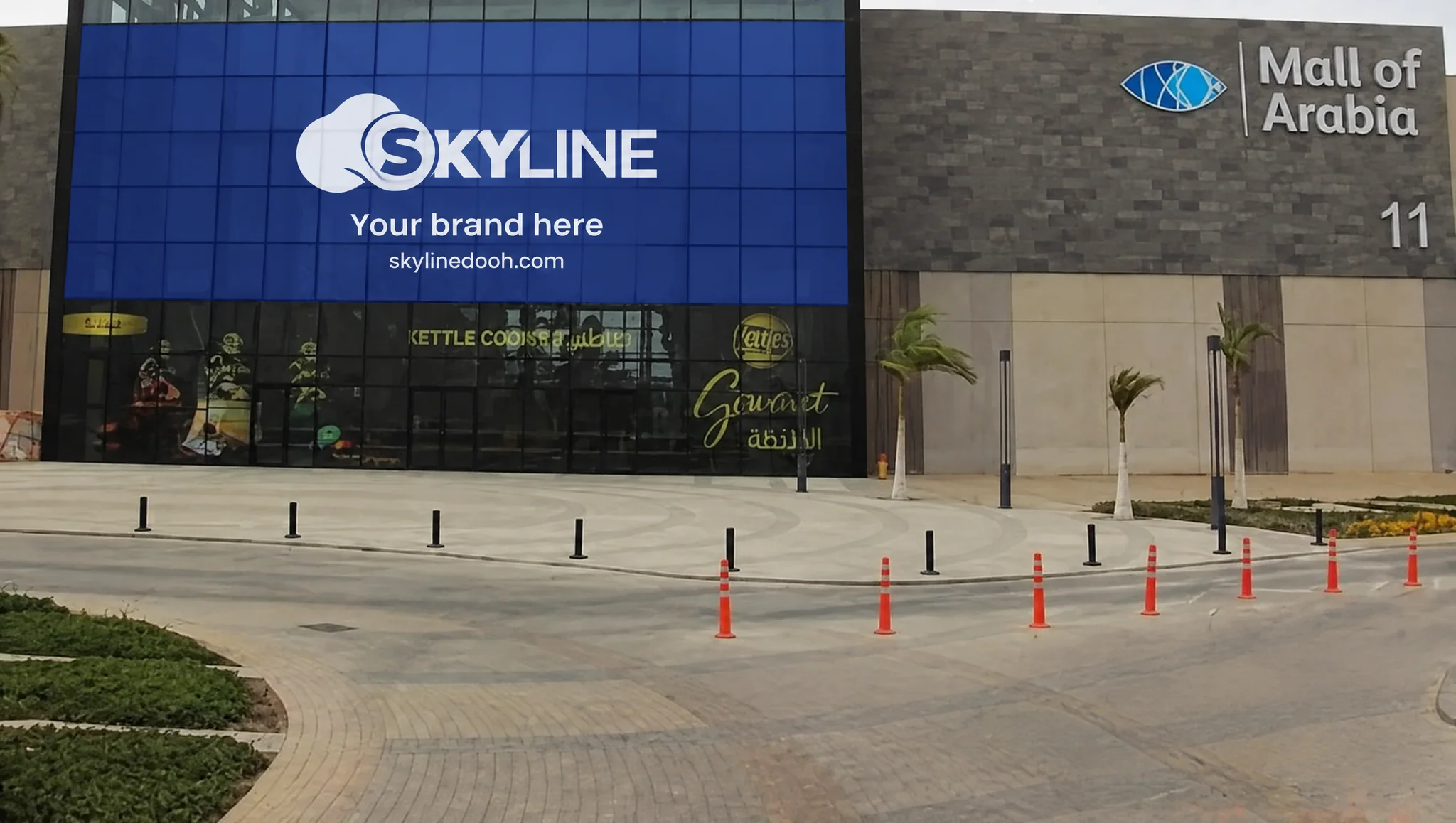 Billboard: Mall - 6th of October 1 - Mall of Arabia - Gate 11 (THE PARK , Seoudi Market, EA7 , Butcher Burger, Krispy Kreme’, Nike , Adidas) في 6th of October 1