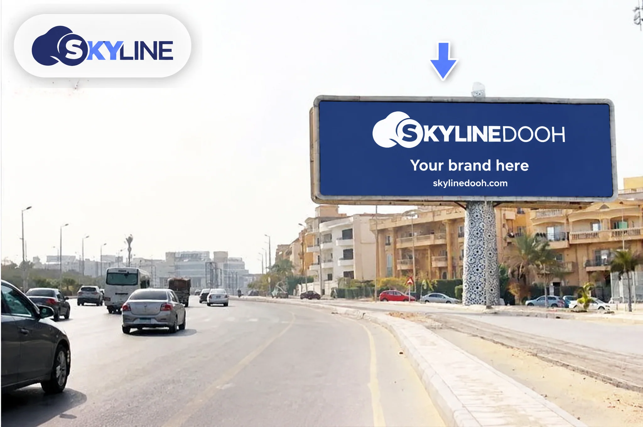 Billboard: Unipole - New Cairo 2 - Shifa Hospita in New Cairo 2