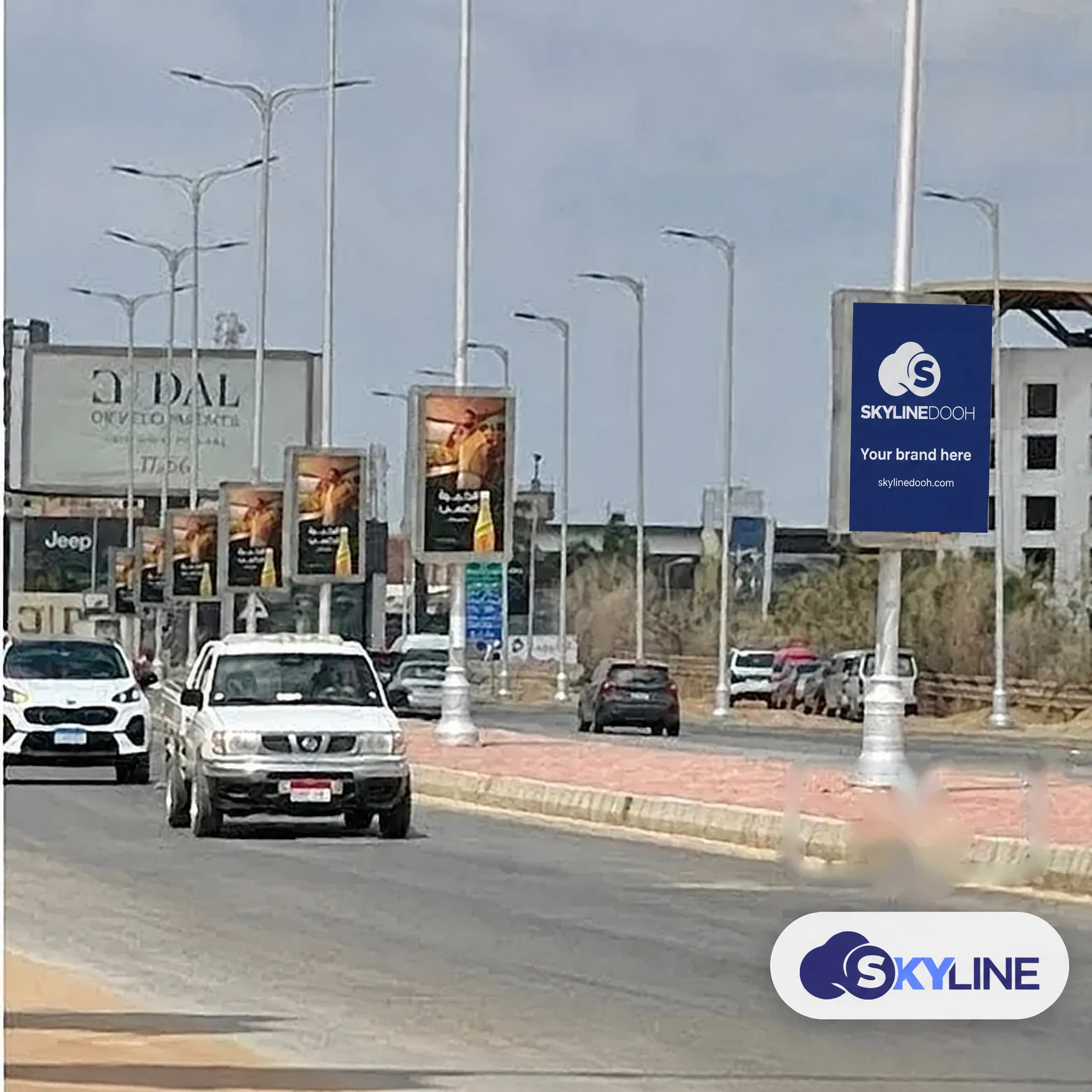 Billboard: Light Box - Sheikh Zayed - Sheikh Zayed Riviera Road in Sheikh Zayed