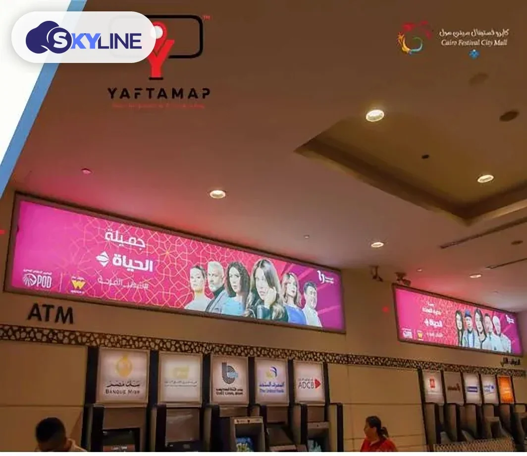 لوحة إعلانية في التجمع الثالث، القاهرة (2)