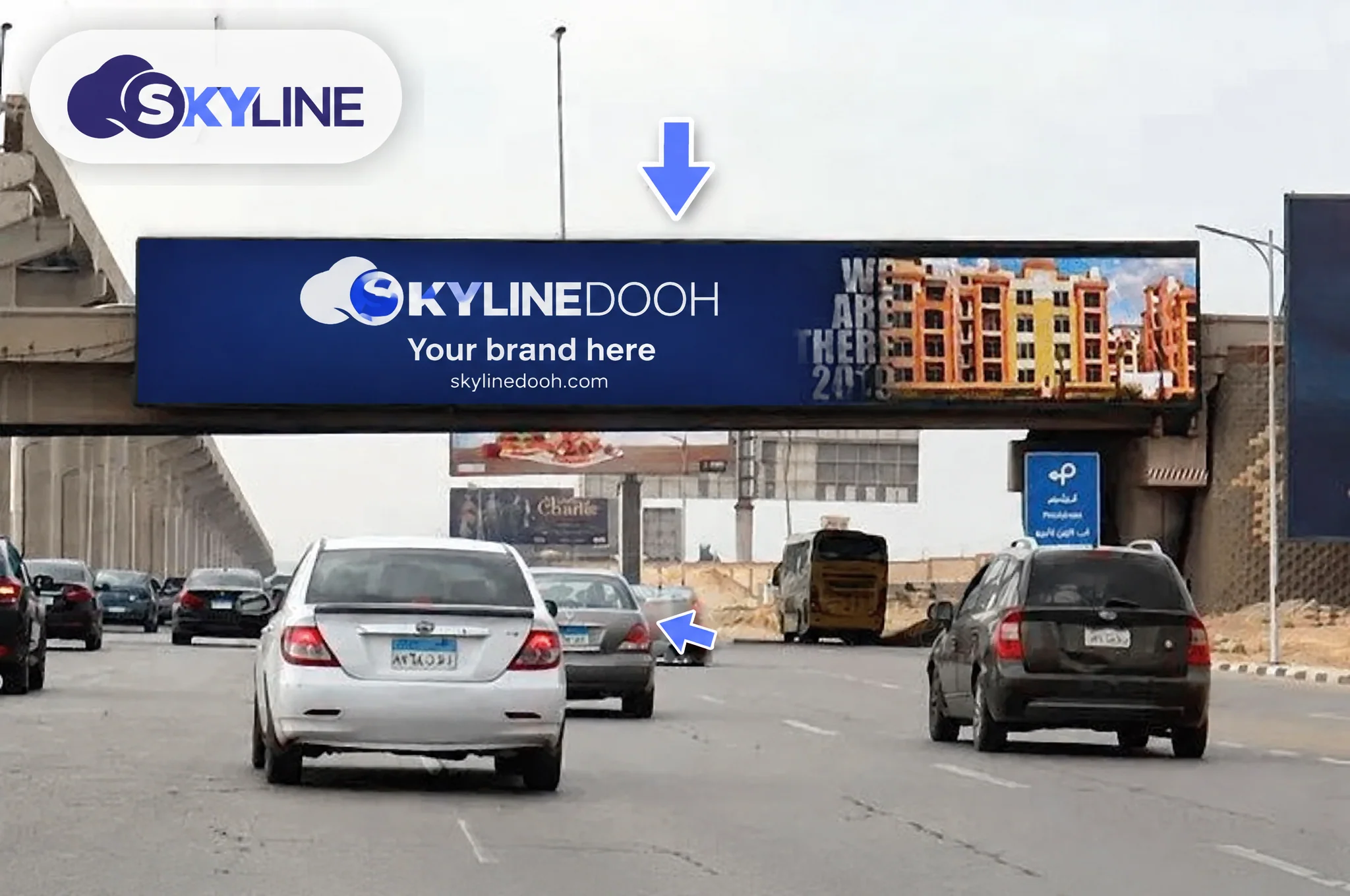 Mirror billboard, Moshier Axis