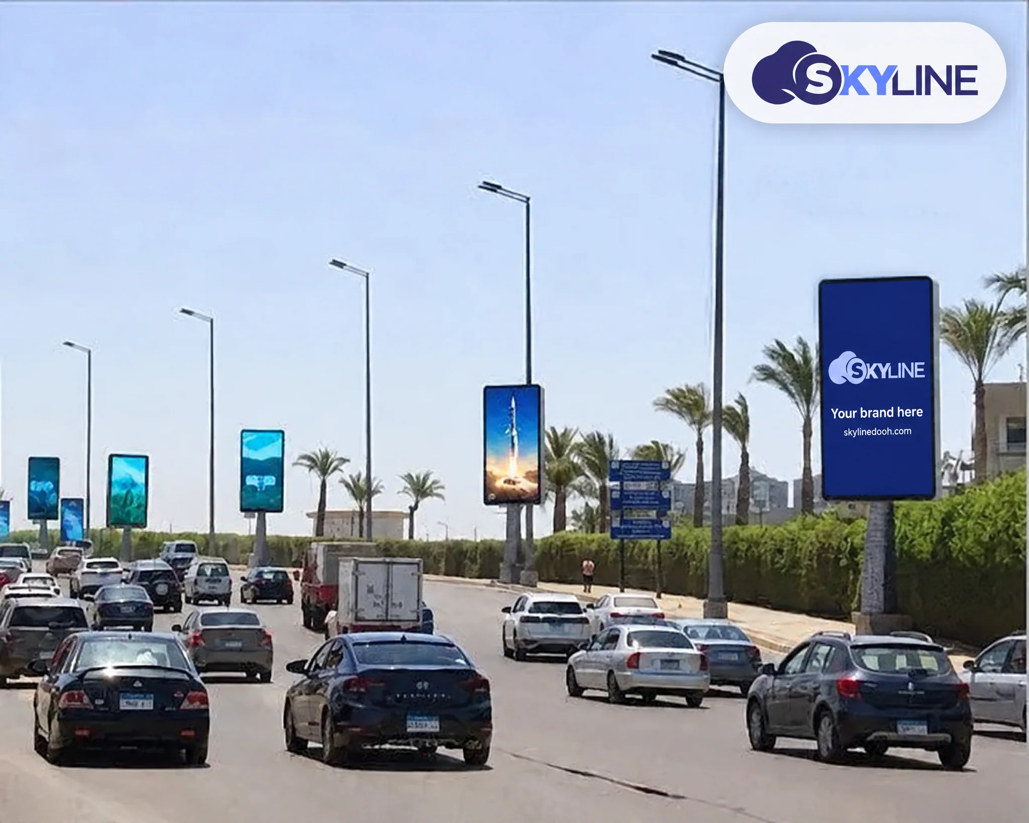 Billboard: Mall - 6th of October 1 - Mall of Arabia - Mehwar Rd. – Juhayna Square - In Front of Mall of Arabia in 6th of October 1