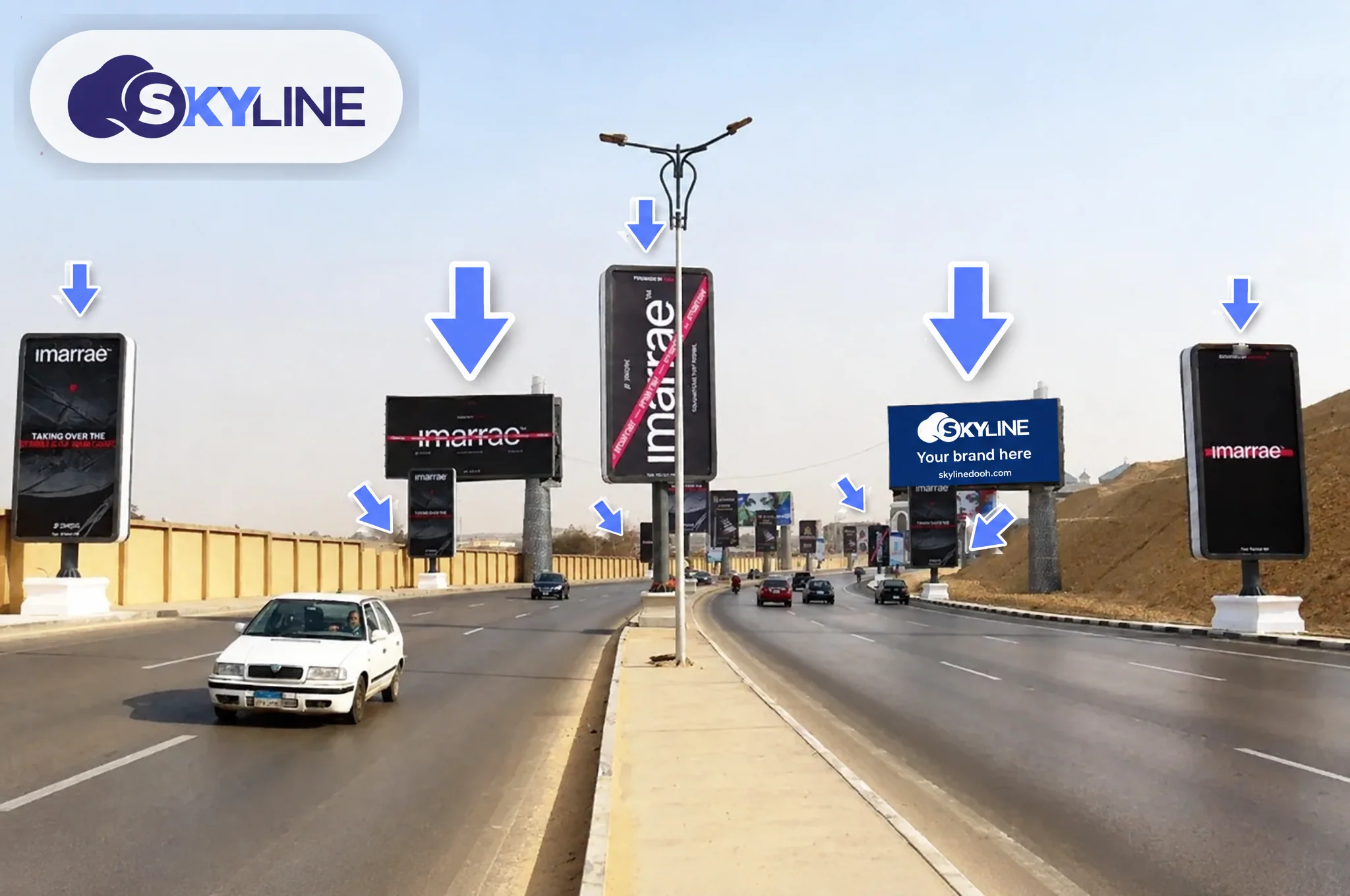 Gate billboard, Emtedad Ramsis