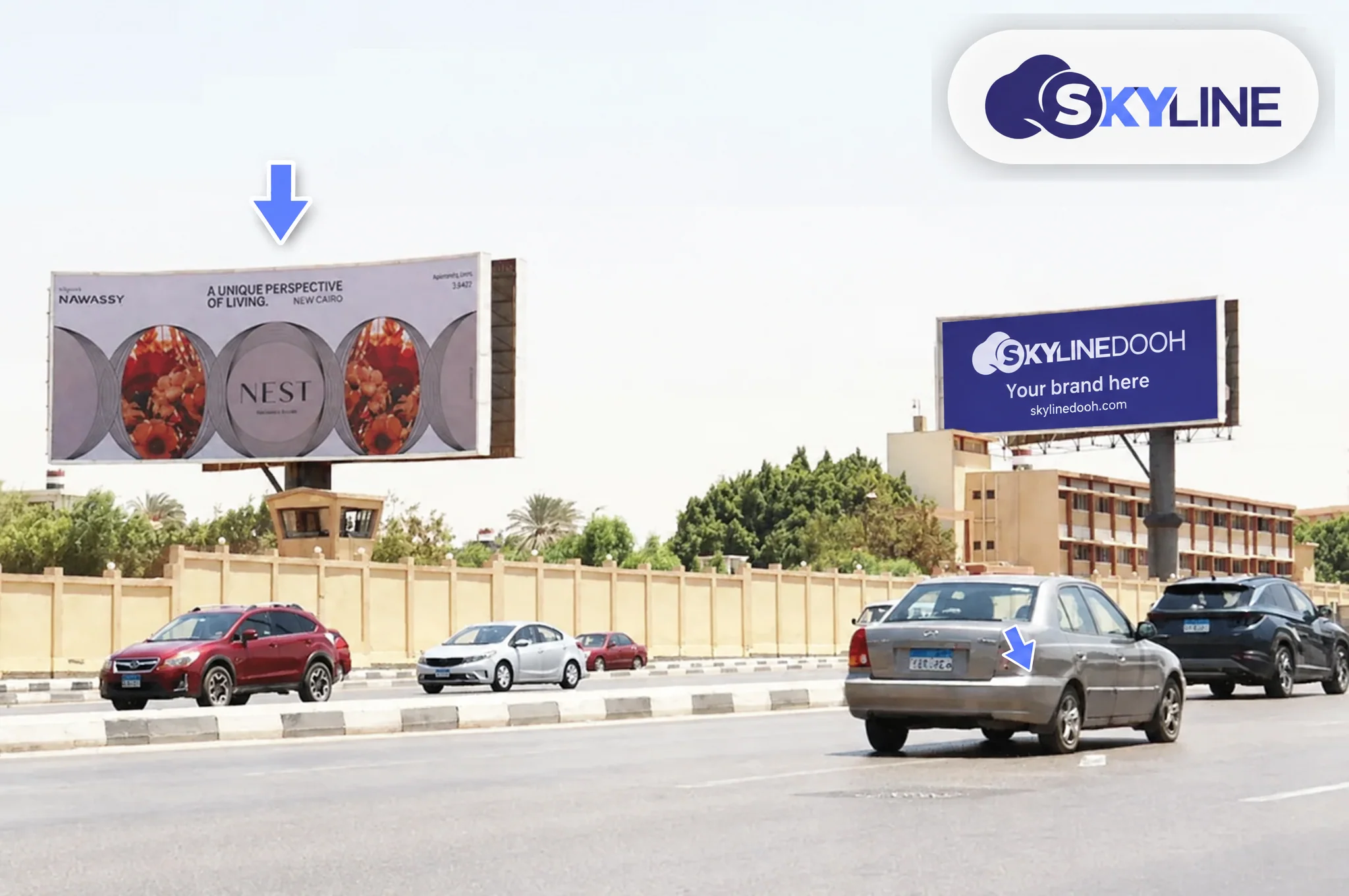 Billboard: Uni-Pole - East Cairo - Thawra & Suez in Thawra & Suez
