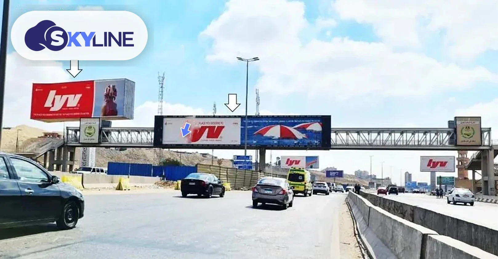 Unipole in Sokhna HWY, Cairo (2)