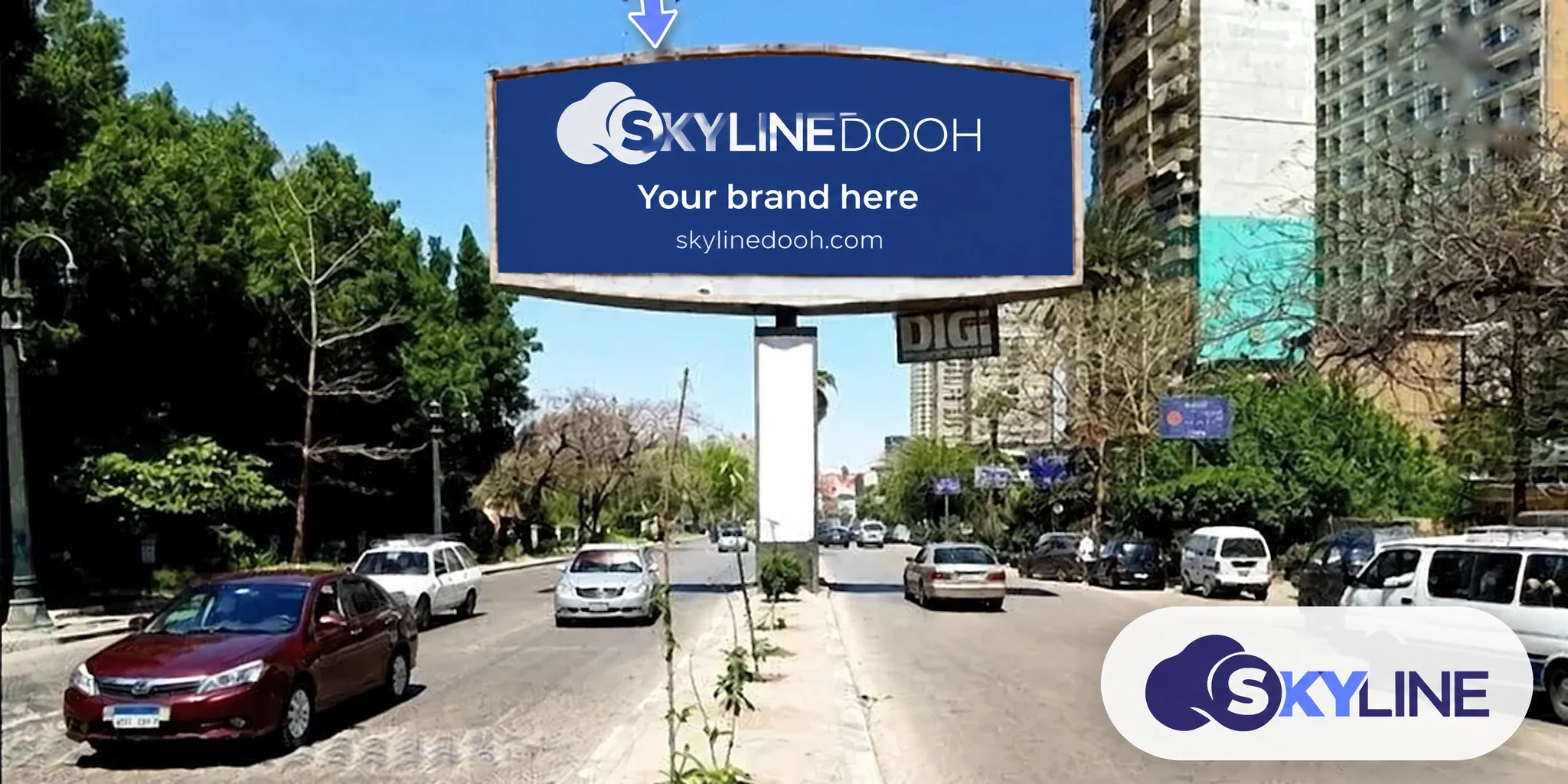 Billboard: Uni-Pole - South Cairo - Corneish in Corneish