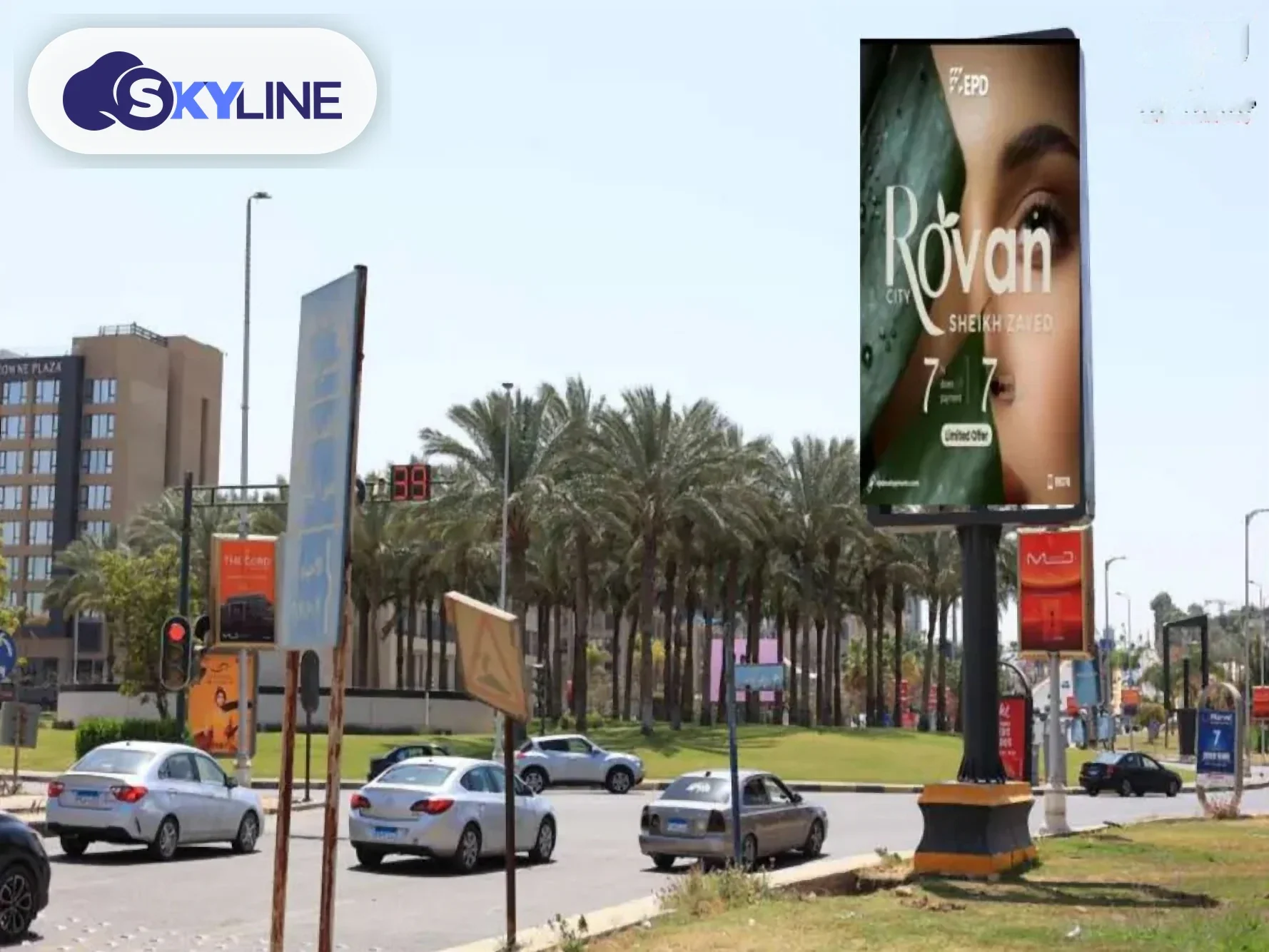 Digital screen in Sheikh Zayed, Cairo (2)