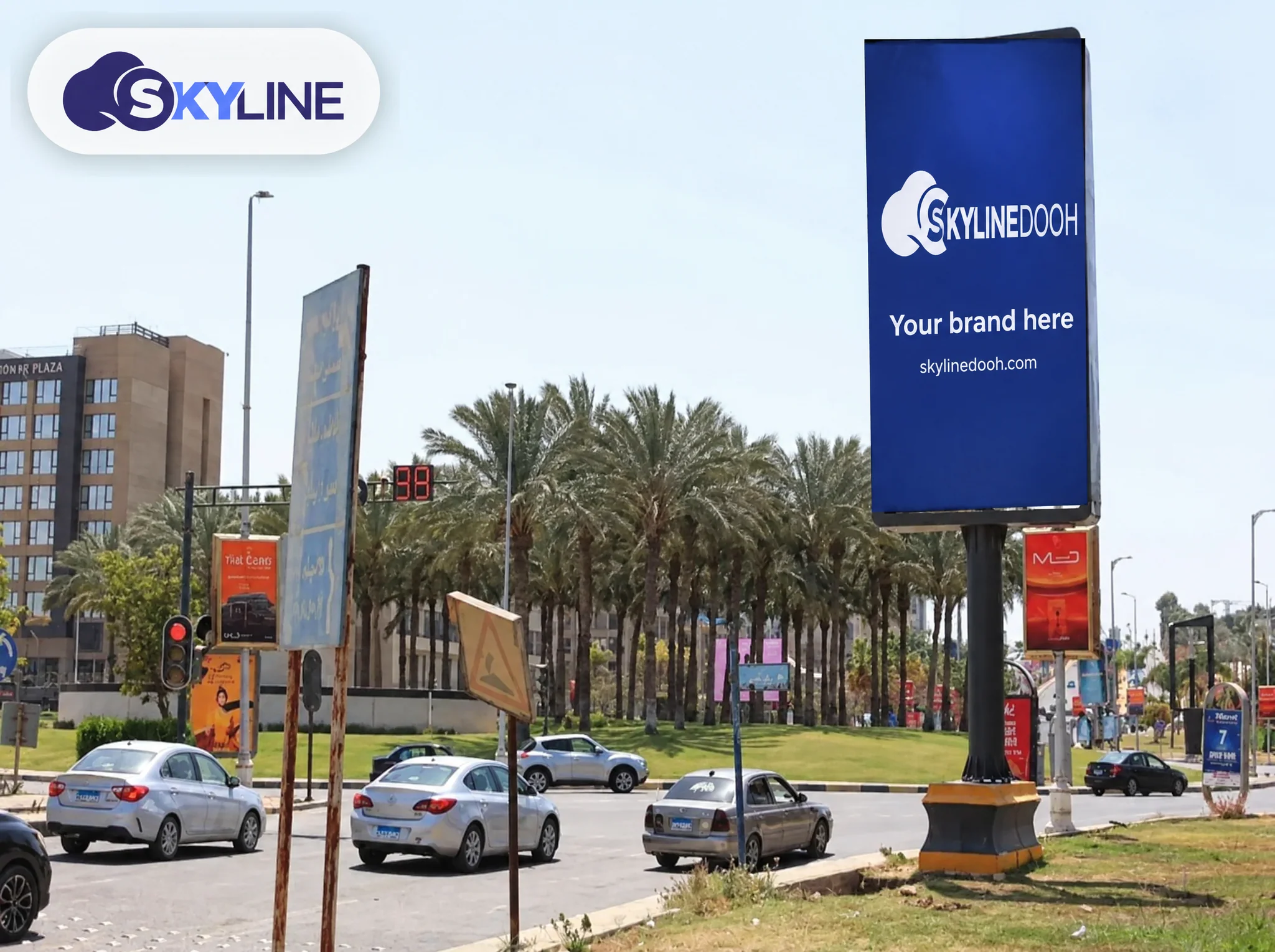Billboard: Digital Screen - October & Zayed - Sheikh Zayed in Sheikh Zayed