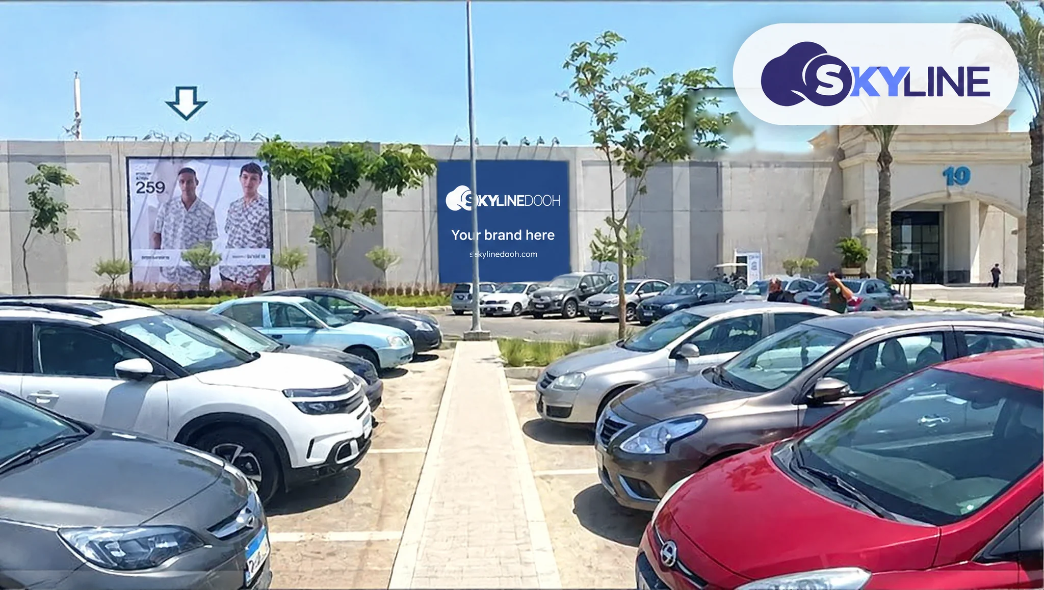 Billboard: Mall - 6th of October 1 - Mall of Arabia - Gate 19 (IKEA , AZADEA Fashion Stores , PAUL , Fountain area ) في 6th of October 1