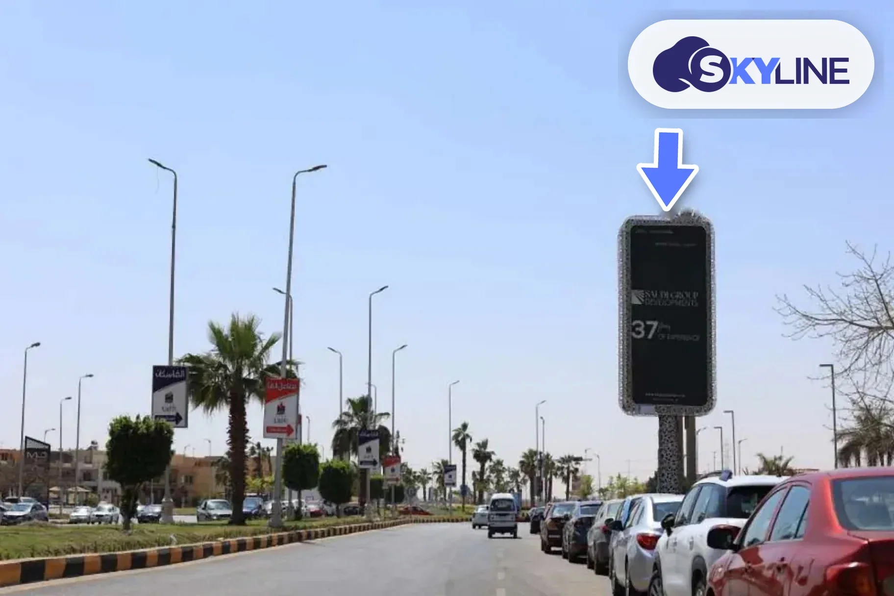 Billboard in Sheikh Zayed, Cairo (2)