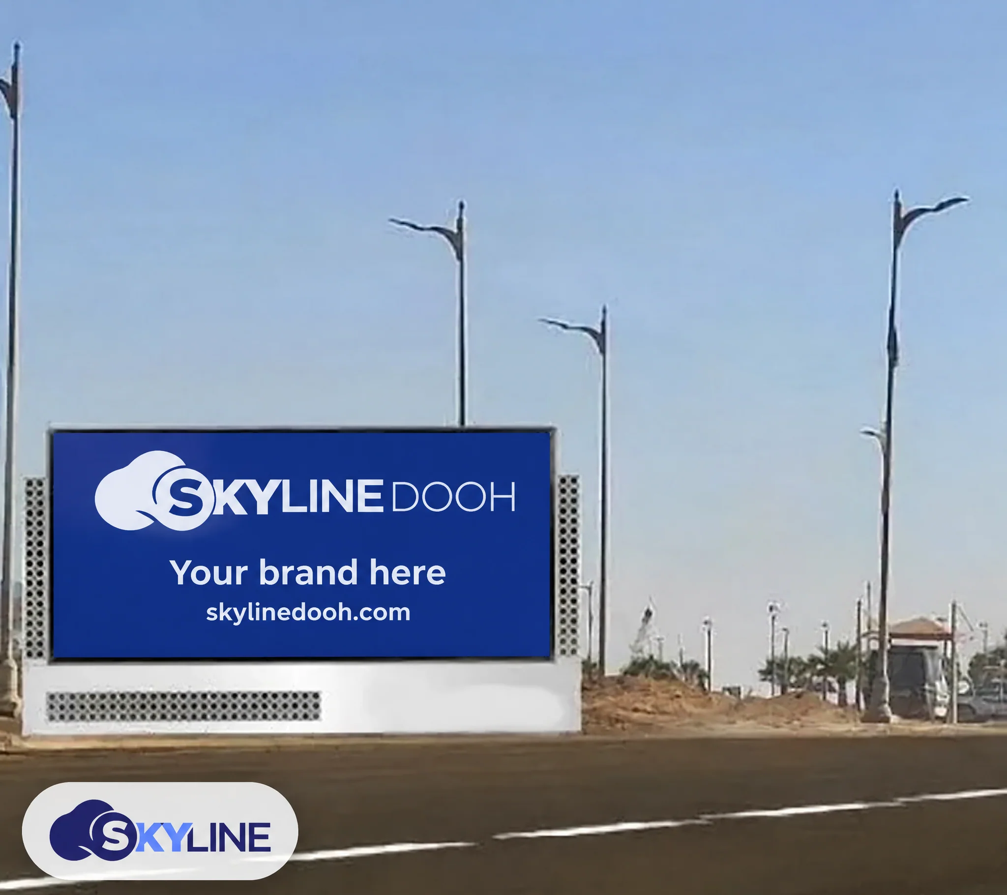 Billboard: Digital Unipole - New Capital in New Capital
