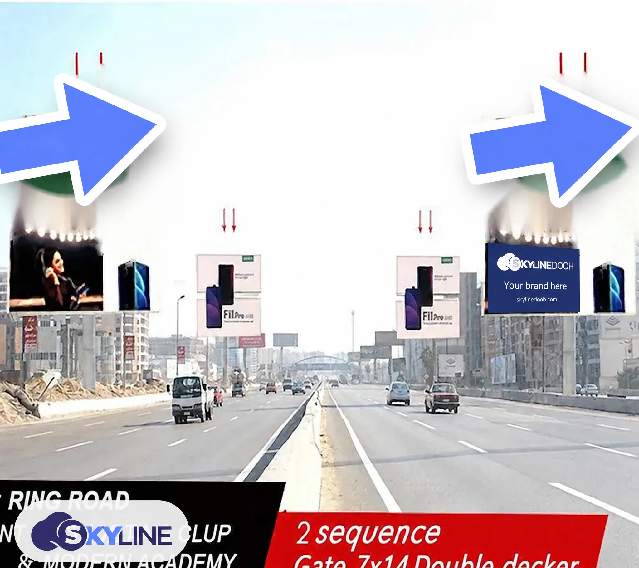 Billboard: Unipole - Ring Road في Ring Road