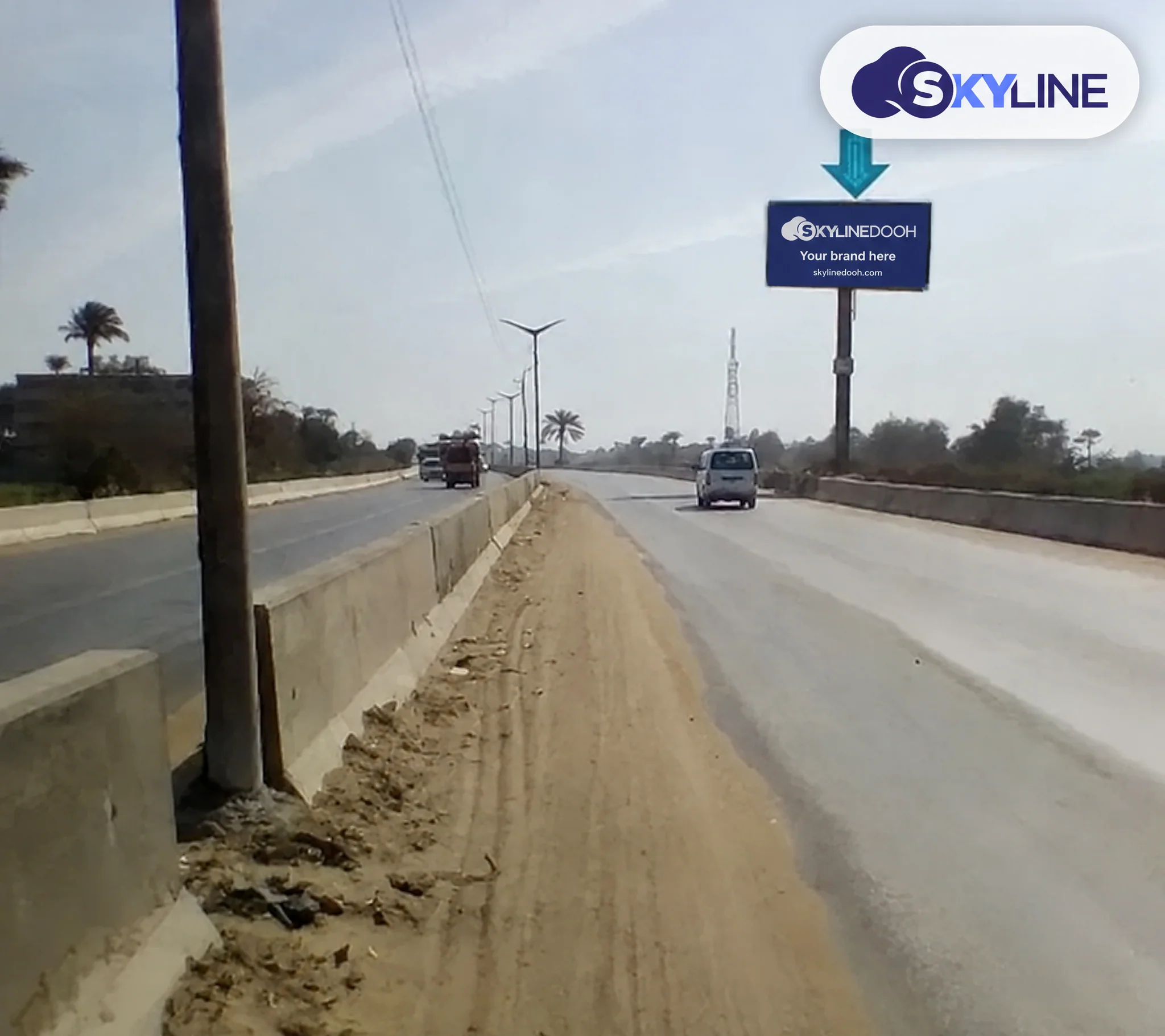 Billboard: Unipole - Al Ayyat في Al Ayyat