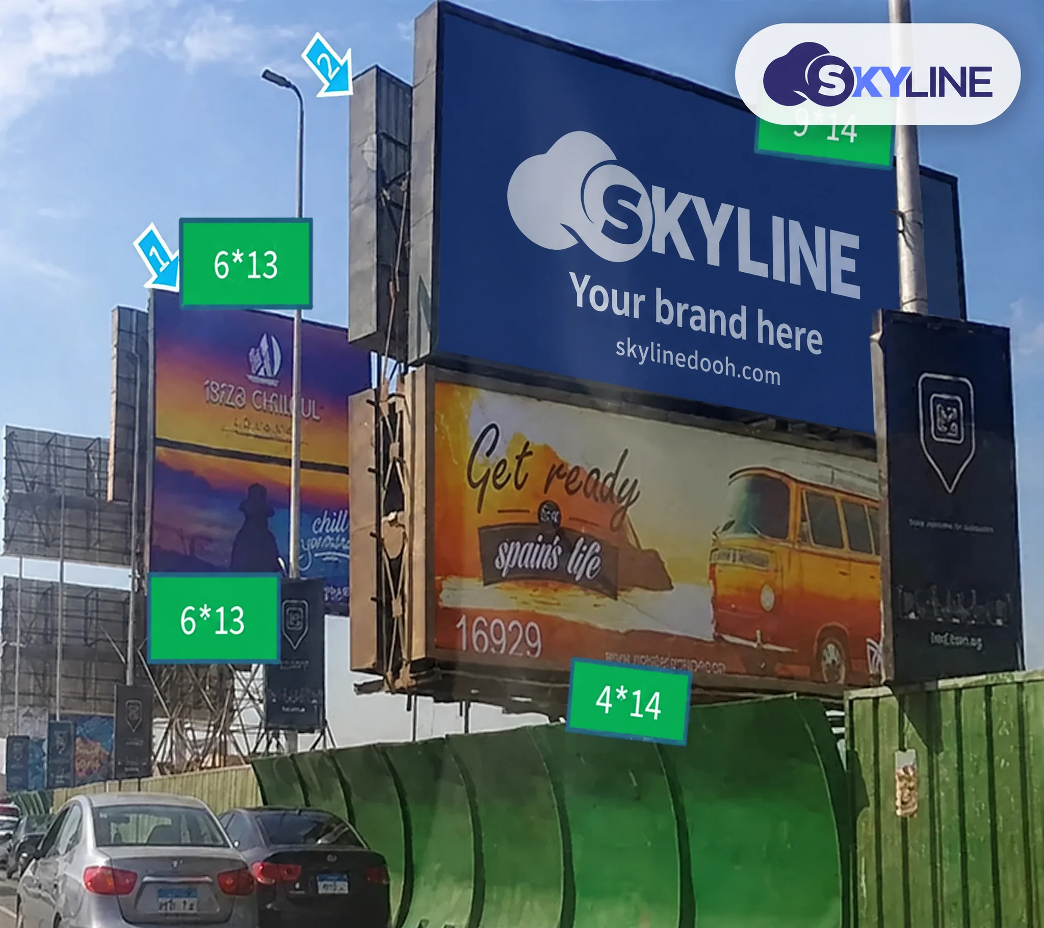 Billboard: Unipole - October Bridge في October Bridge