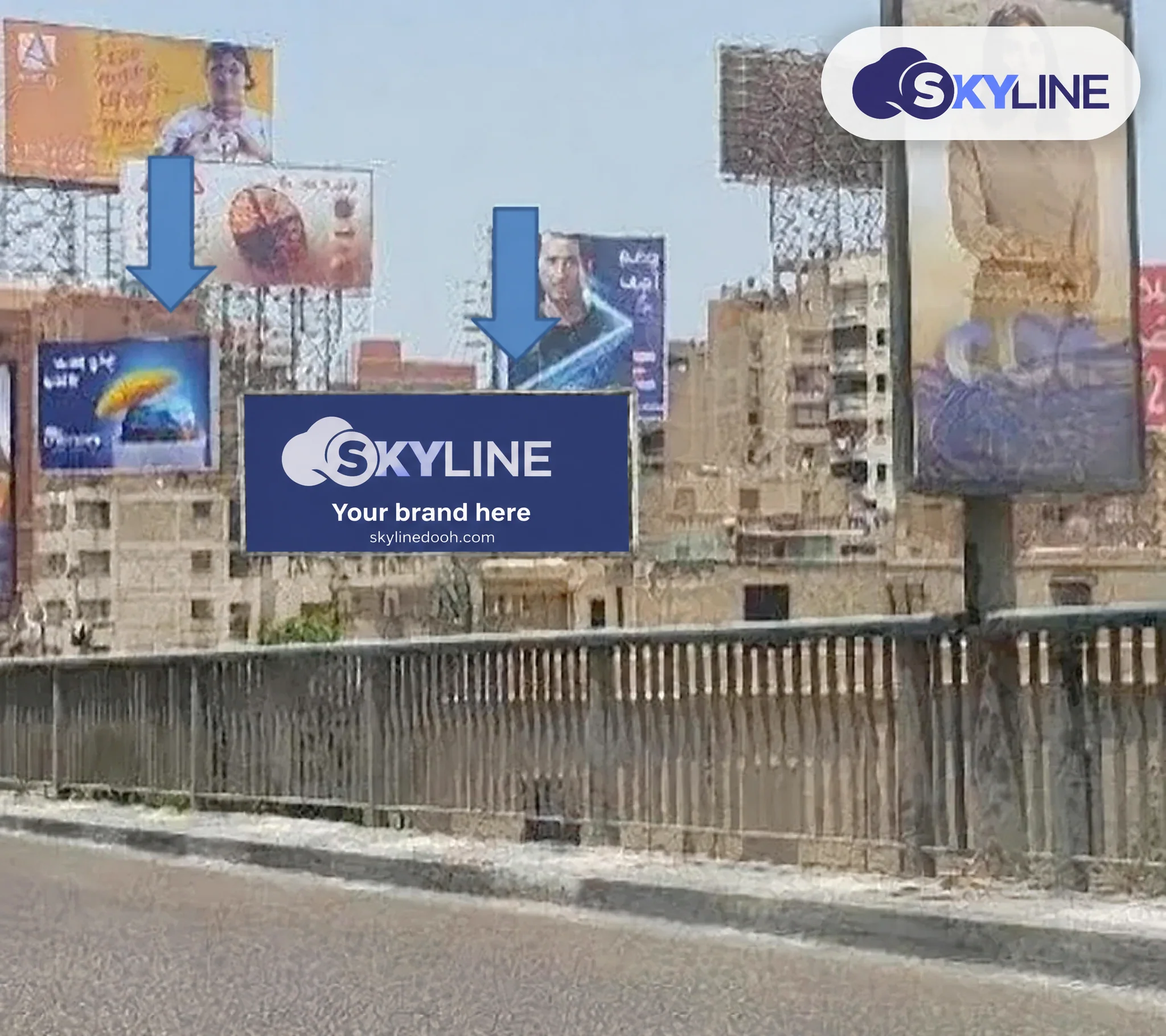 Billboard: Unipole - October Bridge في October Bridge