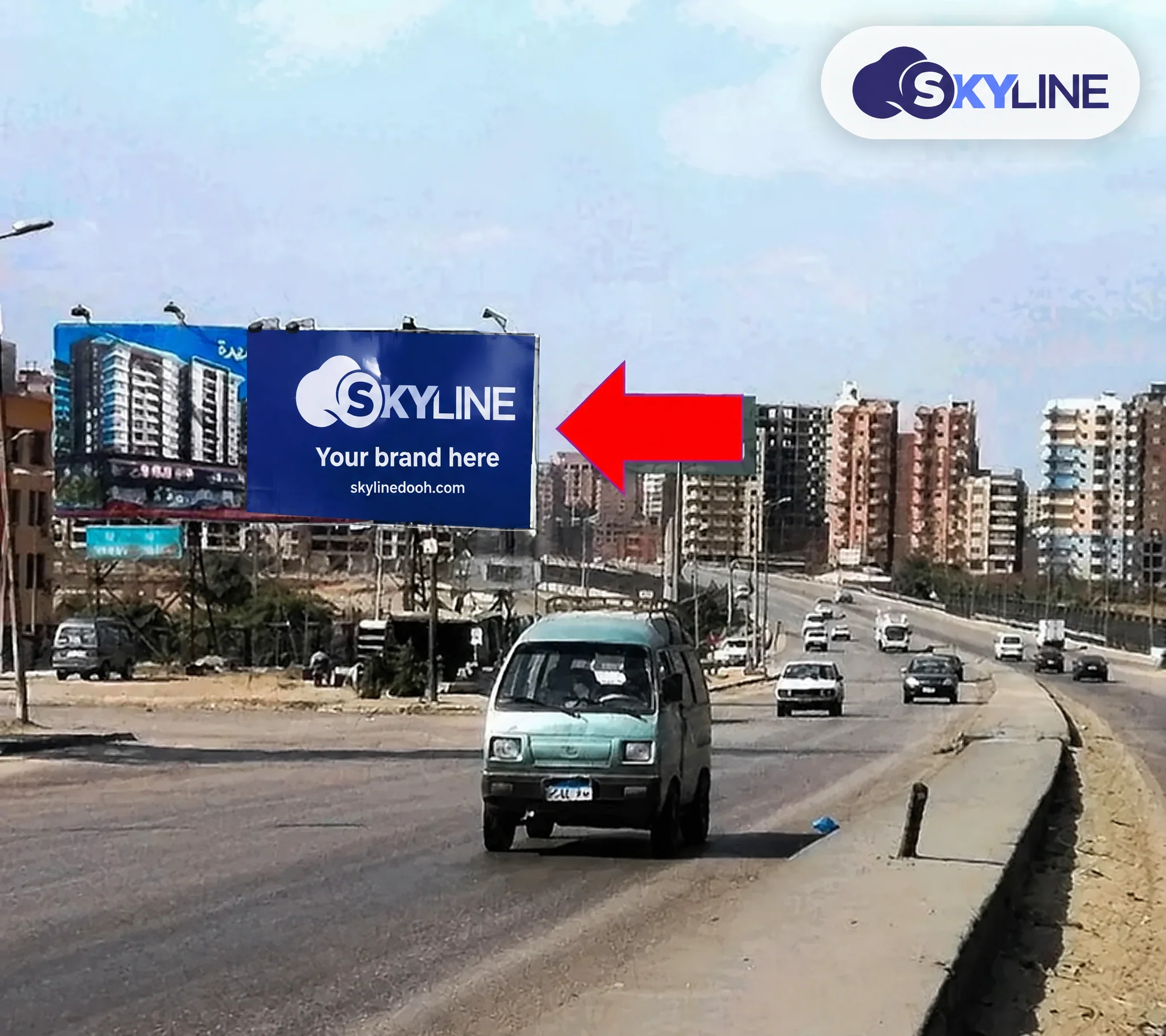 Billboard: Unipole - Egypt Alexandria Agricultural Road in Egypt Alexandria Agricultural Road